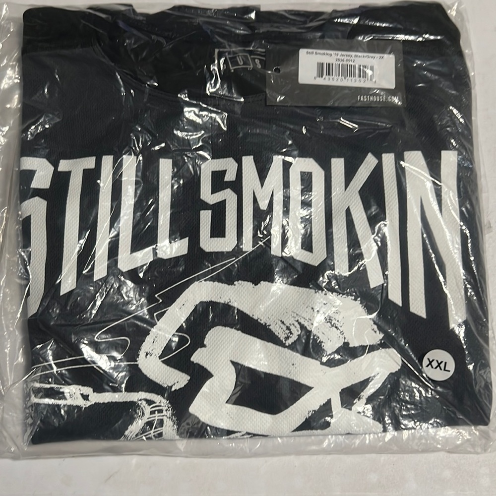 New Men’s Fasthouse Still Smokin’ Motocross Jersey Size 2XL